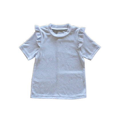 半袖Tシャツ ショルダーフリル半袖Tシャツ【mh0010284】