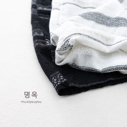 Striped Breathable Shorts コクーン ハーフパンツ【mh0013139】 명옥 muziyouyou ハーフパンツ・ショートパンツ