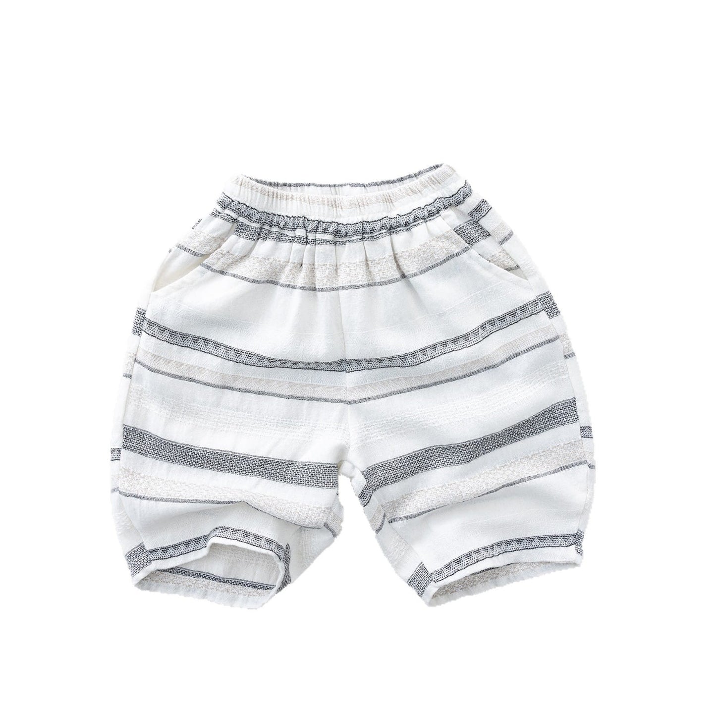 Striped Breathable Shorts コクーン ハーフパンツ【mh0013139】 명옥 muziyouyou ハーフパンツ・ショートパンツ