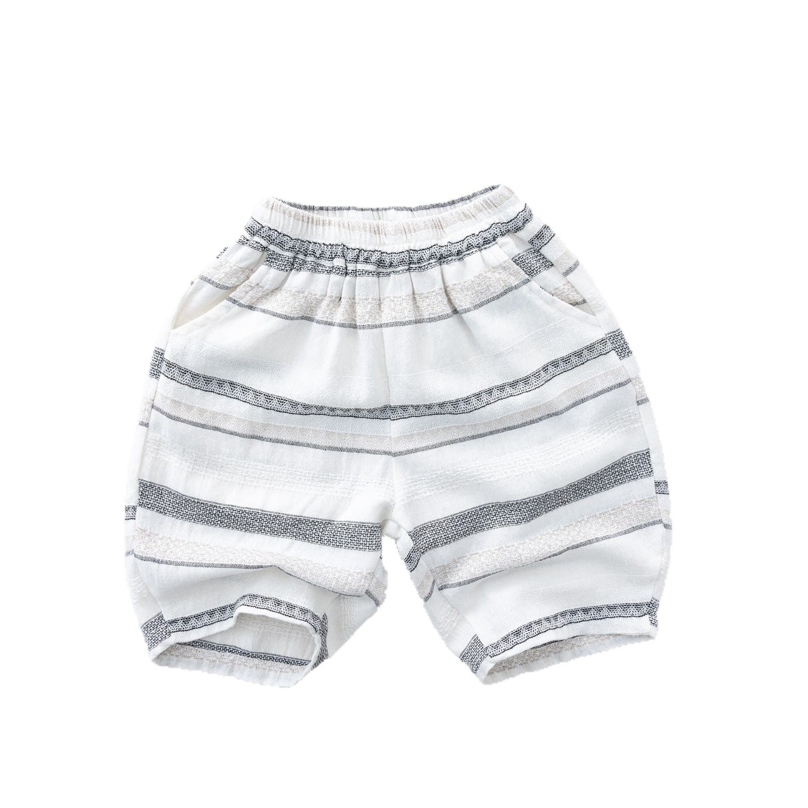 Striped Breathable Shorts コクーン ハーフパンツ【mh0013139】 명옥 muziyouyou ハーフパンツ・ショートパンツ