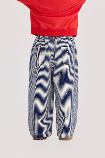 Striped Cartoon Printed Jeans ストライプ プリント デニムパンツ【mh0012370】 HEY BOOBII