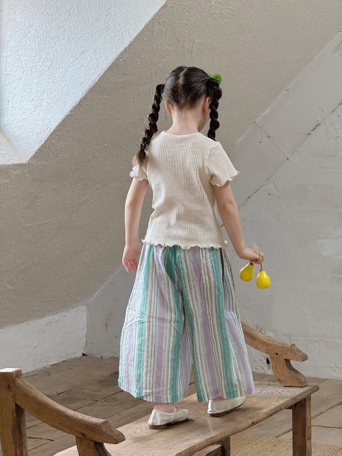Striped Casual Loose Wide-leg Pants ストライプ ロングパンツ【mh0013414】 Jianzidan ロングパンツ・スウェットパンツ