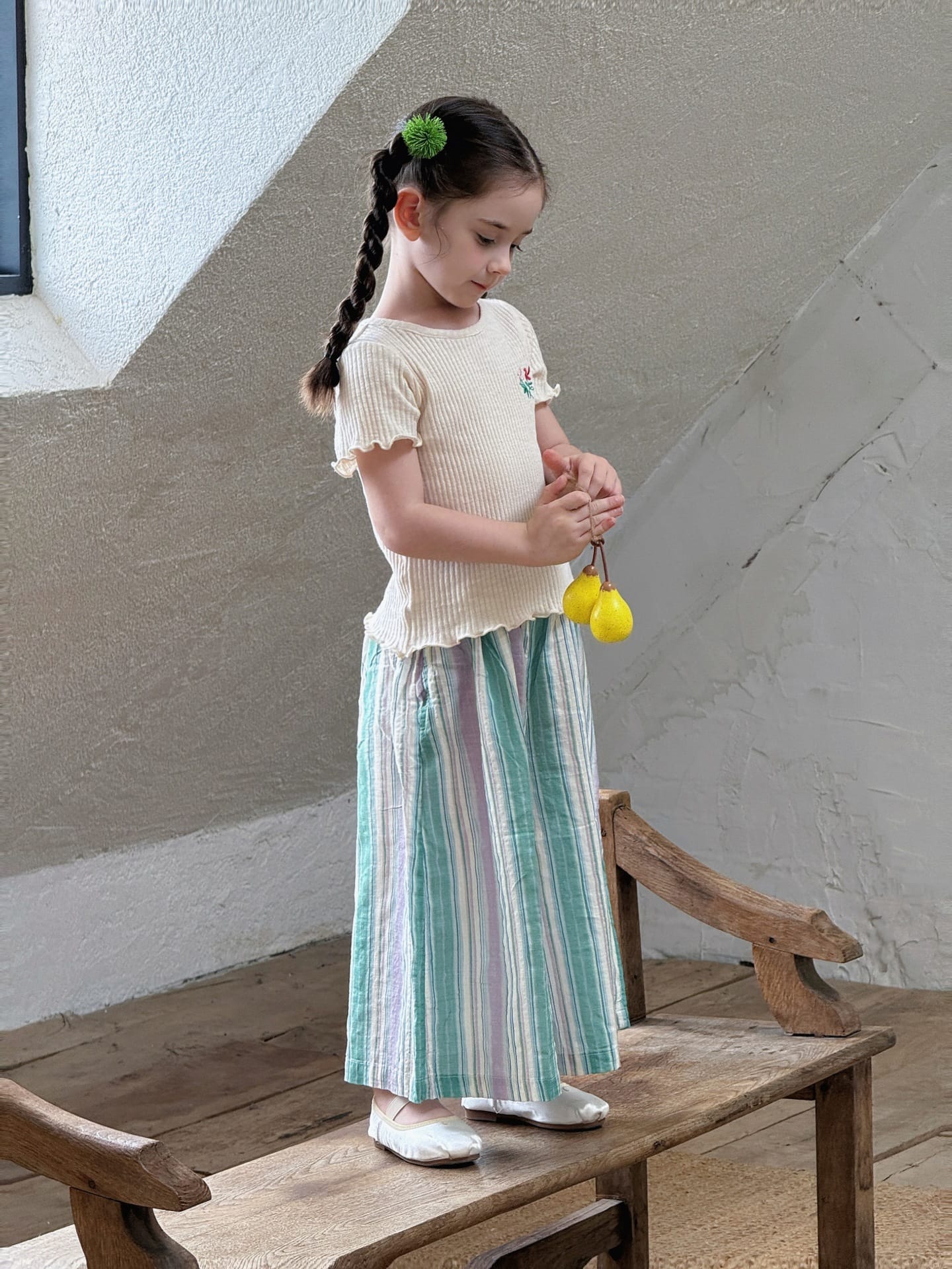 Striped Casual Loose Wide-leg Pants ストライプ ロングパンツ【mh0013414】 Jianzidan ロングパンツ・スウェットパンツ
