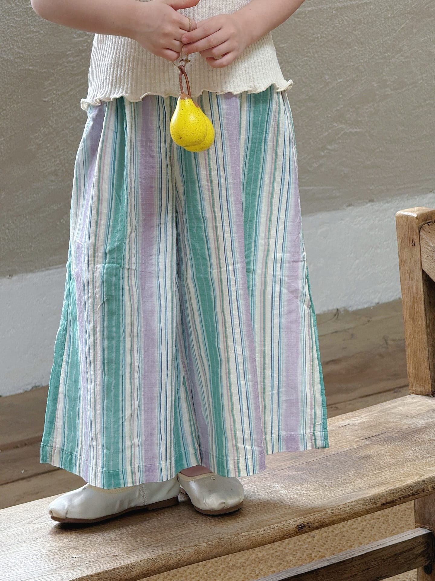 Striped Casual Loose Wide-leg Pants ストライプ ロングパンツ【mh0013414】 Jianzidan ロングパンツ・スウェットパンツ