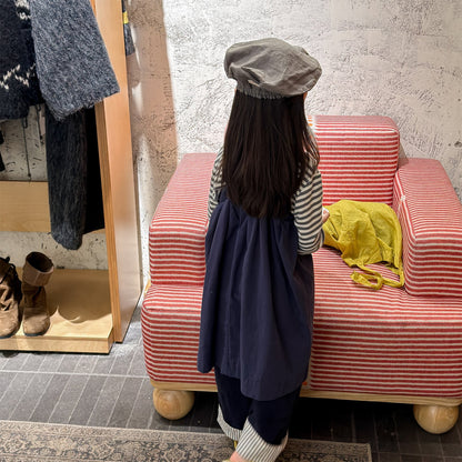 Striped Cotton Cami Dress ストライプ キャミソール ワンピース【mh0012442】 ADbaby サロペットパンツ・サスペンダーパンツ