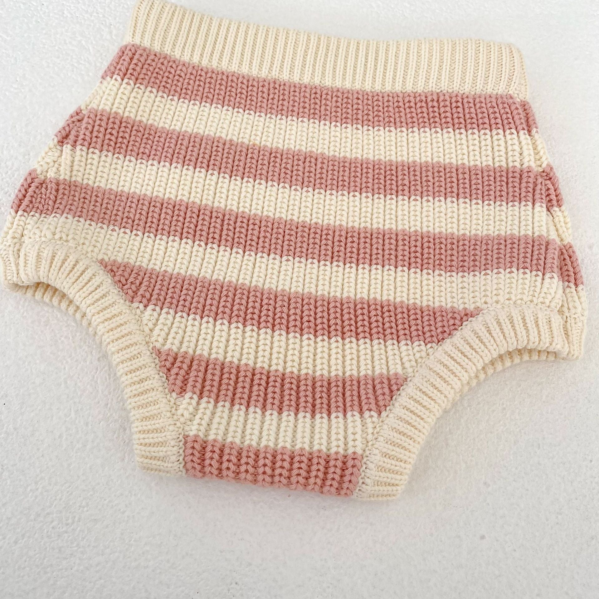Striped Cotton Knit Two-Piece Set ボーダー コットン ニット セットアップ【mh0012397】 Engepapa