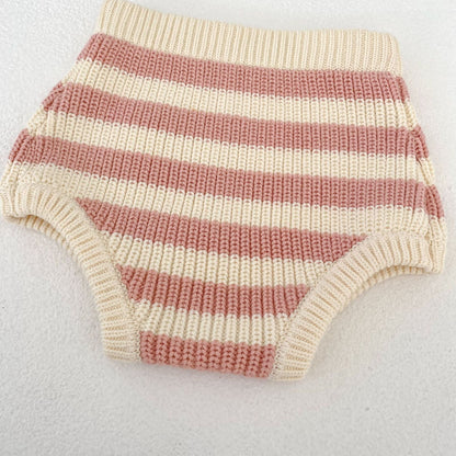 Striped Cotton Knit Two-Piece Set ボーダー コットン ニット セットアップ【mh0012397】 Engepapa