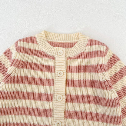 Striped Cotton Knit Two-Piece Set ボーダー コットン ニット セットアップ【mh0012397】 Engepapa