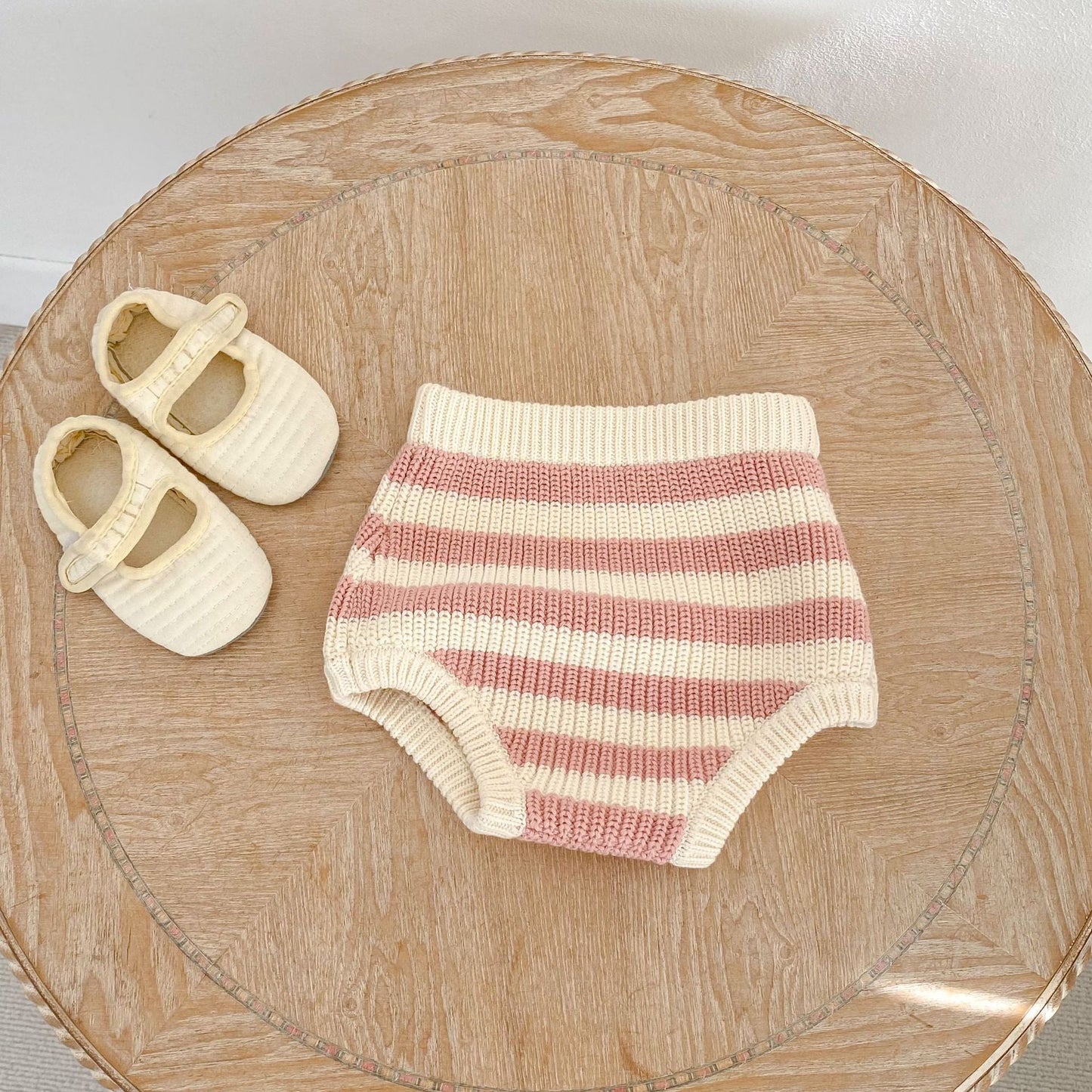 Striped Cotton Knit Two-Piece Set ボーダー コットン ニット セットアップ【mh0012397】 Engepapa