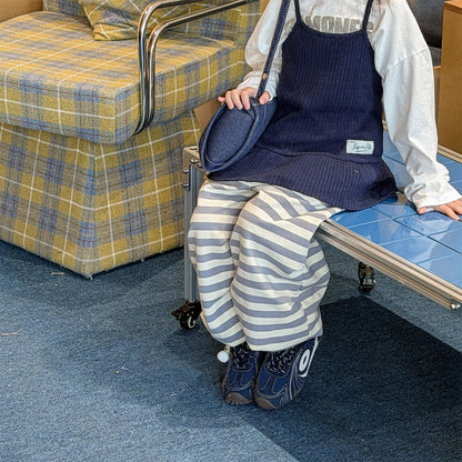 Striped Cotton Sweatpants ボーダー スウェットパンツ【mh0012444】 ADbaby ロングパンツ・スウェットパンツ