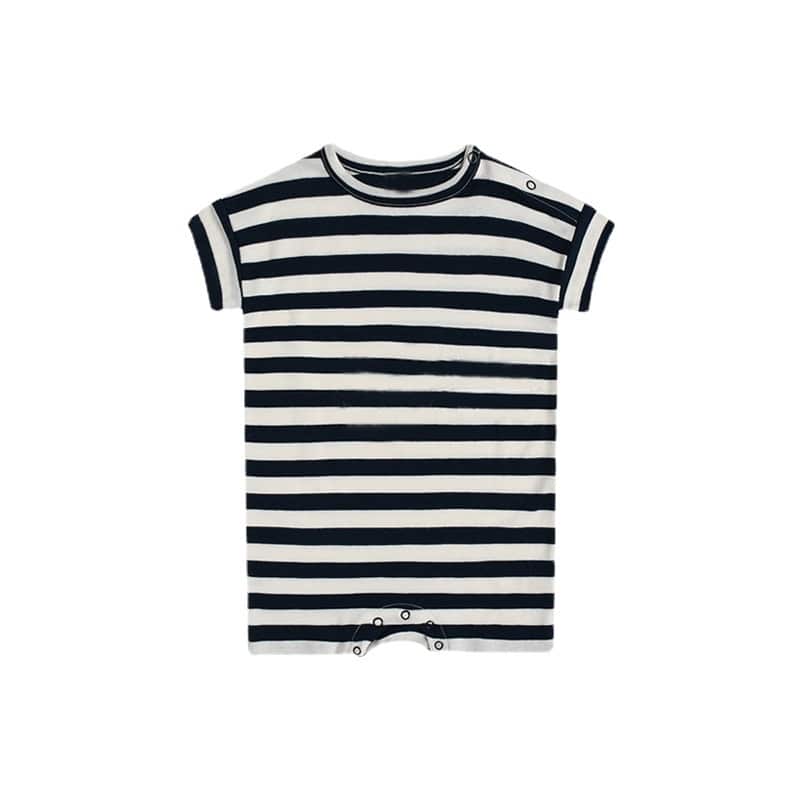 Striped Marine Pattern Romper マリン ロンパース【mh0013603】 Beitaoya ノースリーブロンパース