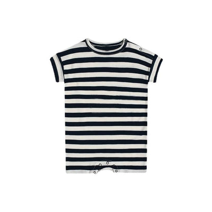 Striped Marine Pattern Romper マリン ロンパース【mh0013603】 Beitaoya ノースリーブロンパース