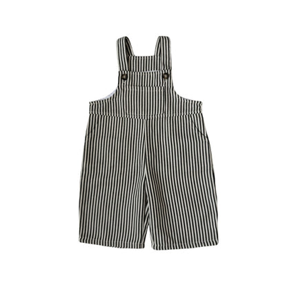 Striped Simple Versatile Overalls ストライプ サロペット オーバーオール【mh0012268】 GL-Kids