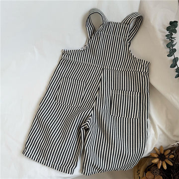 Striped Simple Versatile Overalls ストライプ サロペット オーバーオール【mh0012268】 GL-Kids