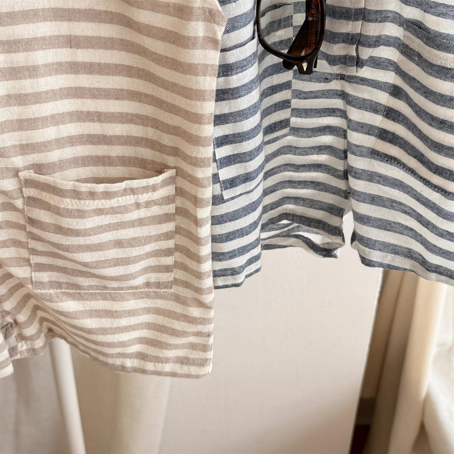 Striped Sleeveless All-in-one ボーダー ノースリーブジャンプスーツ【mh0013219】 ADbaby ノースリーブジャンプスーツ