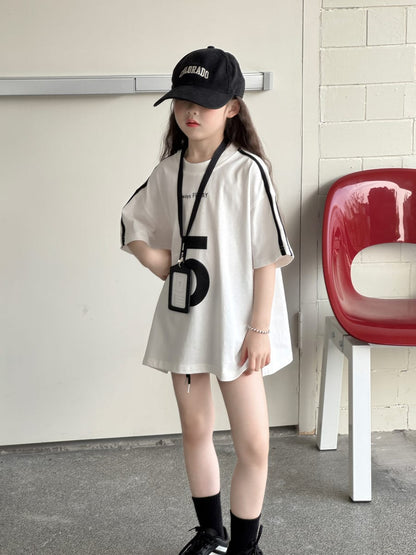 Striped Sporty Shorts ライン ショートパンツ【mh0013078】 mamahalo kids ハーフパンツ・ショートパンツ