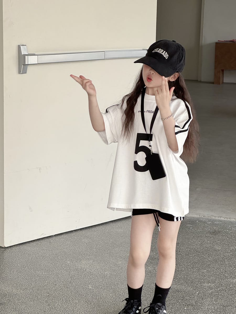 Striped Sporty Shorts ライン ショートパンツ【mh0013078】 mamahalo kids ハーフパンツ・ショートパンツ