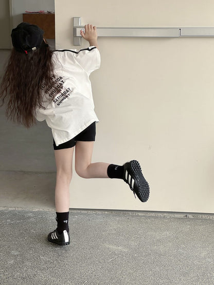 Striped Sporty Shorts ライン ショートパンツ【mh0013078】 mamahalo kids ハーフパンツ・ショートパンツ