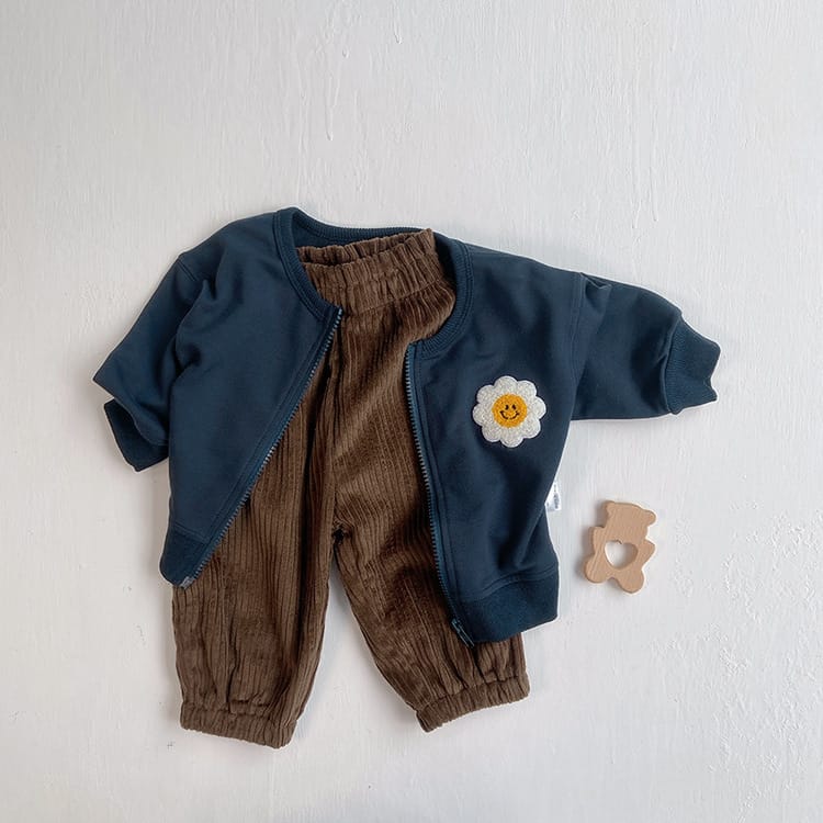 Sunflower Embroidered Jacket フラワー 刺繍 カーディガン【mh0012668】 BBAMMA カーディガン・パーカー