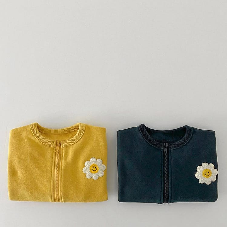 Sunflower Embroidered Jacket フラワー 刺繍 カーディガン【mh0012668】 BBAMMA カーディガン・パーカー