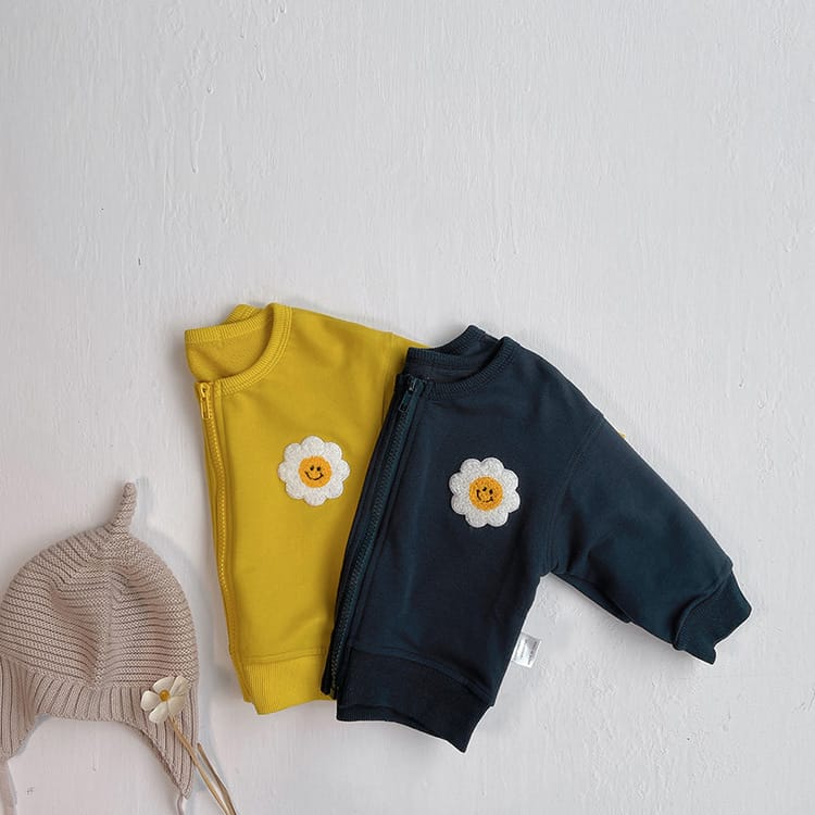 Sunflower Embroidered Jacket フラワー 刺繍 カーディガン【mh0012668】 BBAMMA カーディガン・パーカー
