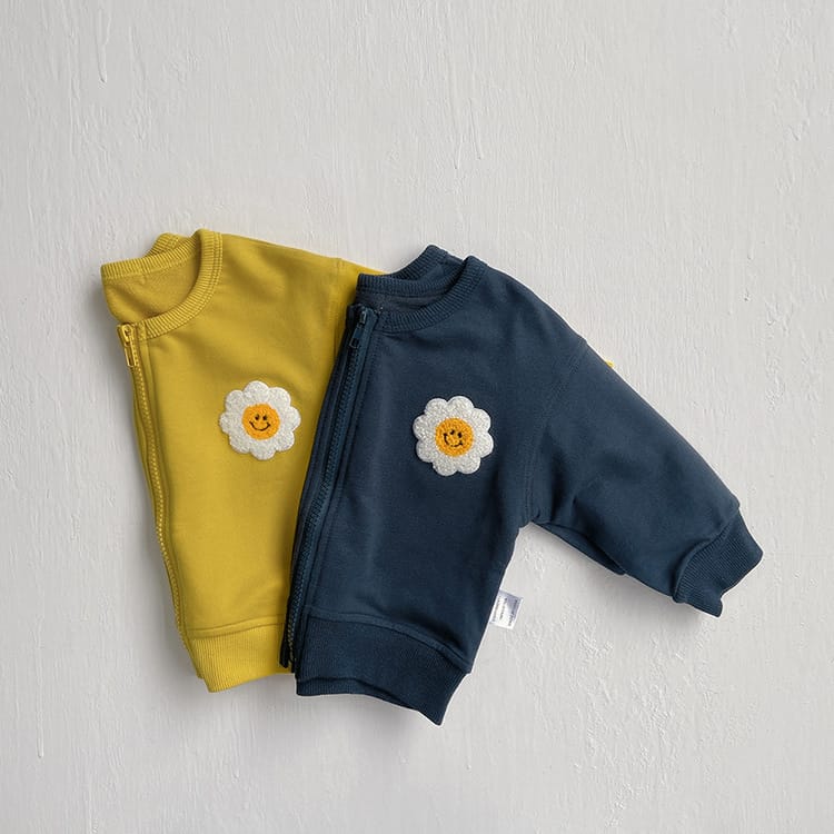Sunflower Embroidered Jacket フラワー 刺繍 カーディガン【mh0012668】 BBAMMA カーディガン・パーカー