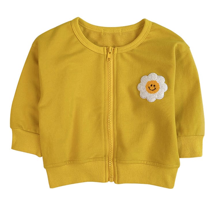 Sunflower Embroidered Jacket フラワー 刺繍 カーディガン【mh0012668】 BBAMMA カーディガン・パーカー
