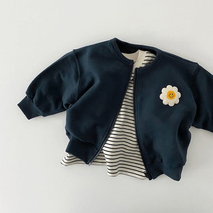 Sunflower Embroidered Jacket フラワー 刺繍 カーディガン【mh0012668】 BBAMMA カーディガン・パーカー