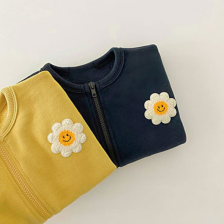 Sunflower Embroidered Jacket フラワー 刺繍 カーディガン【mh0012668】 BBAMMA カーディガン・パーカー
