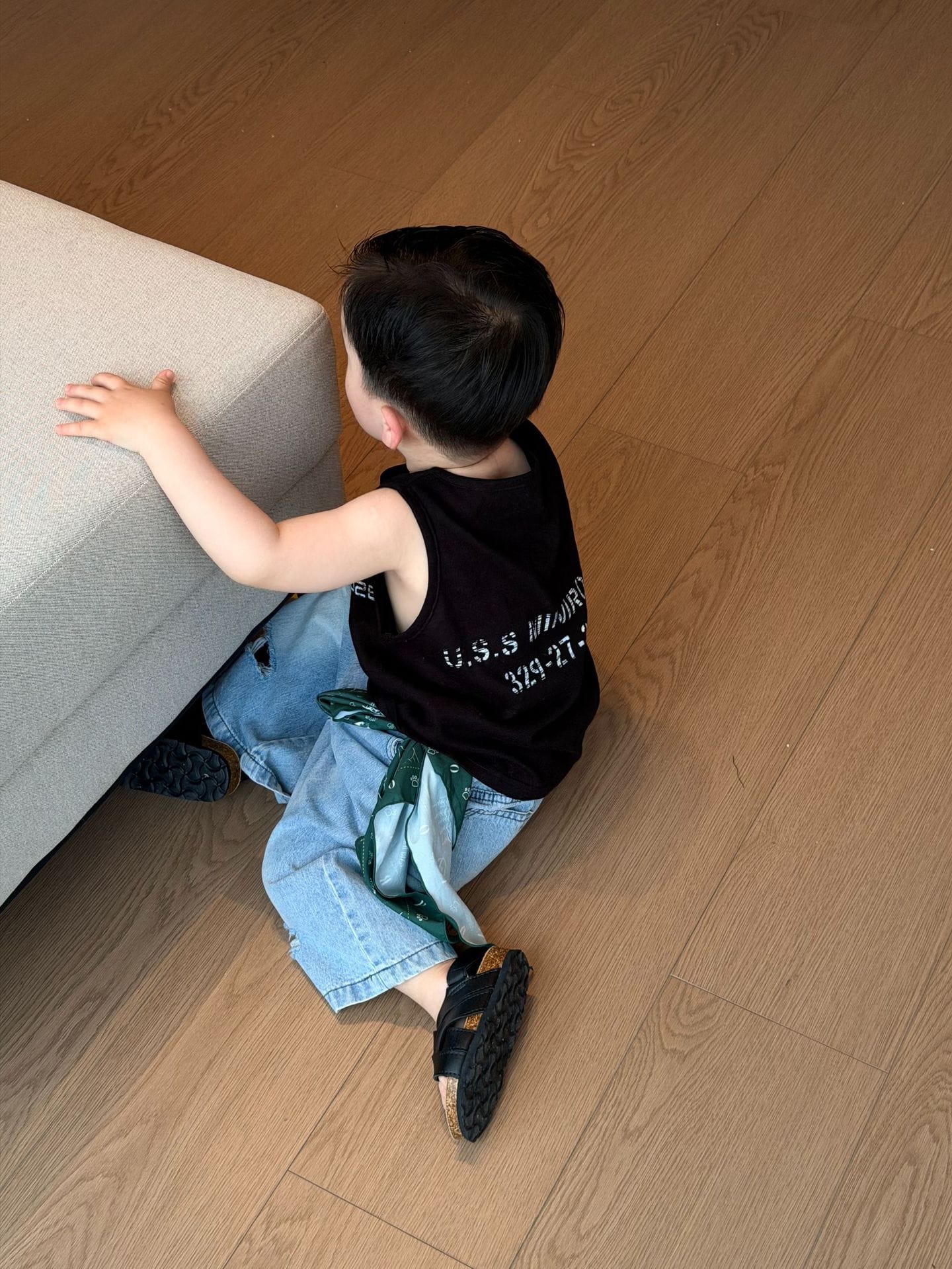 ロゴプリント ノースリーブTシャツ ストリート【mh0013700】 cicikids タンクトップ・キャミソール・ノースリーブトップス
