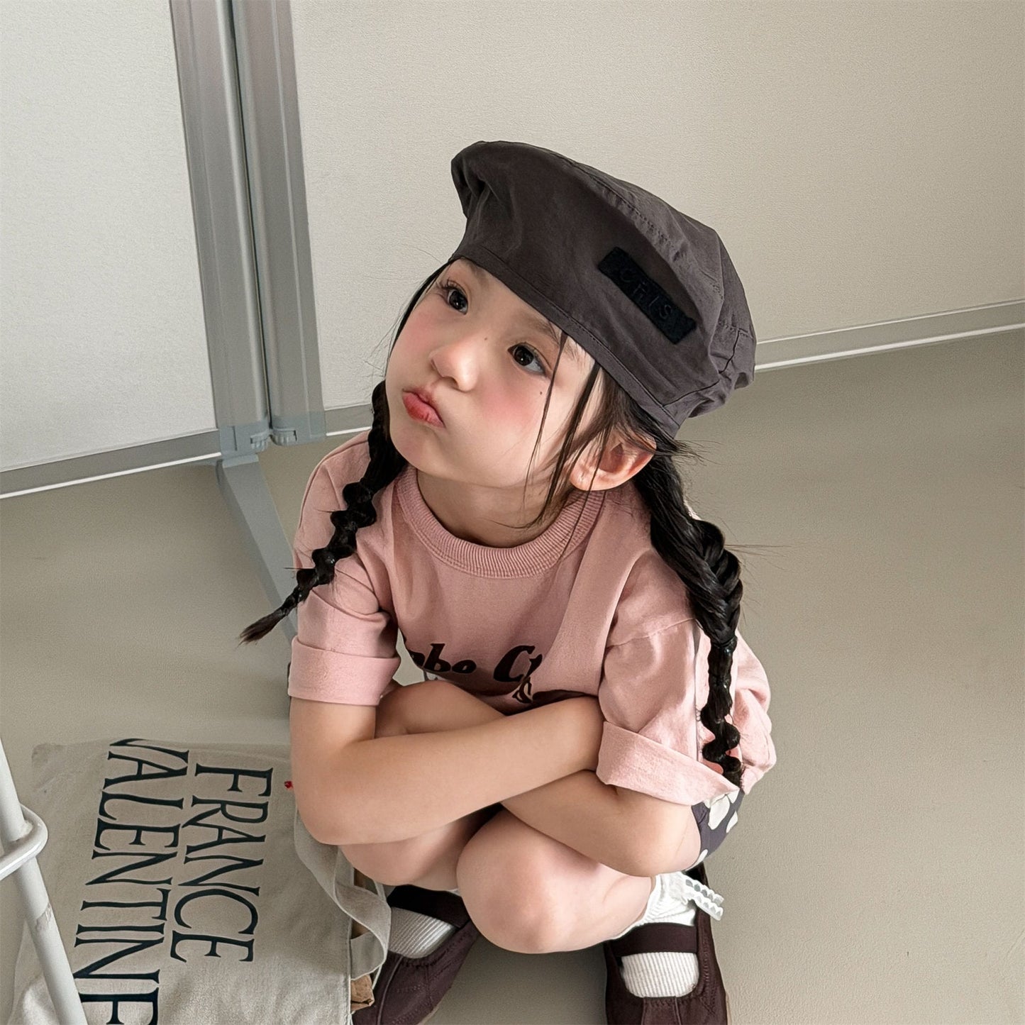 英字ロゴ ラウンドネック 半袖Tシャツ アメカジヴィンテージ【mh0013708】 ADbaby 半袖Tシャツ