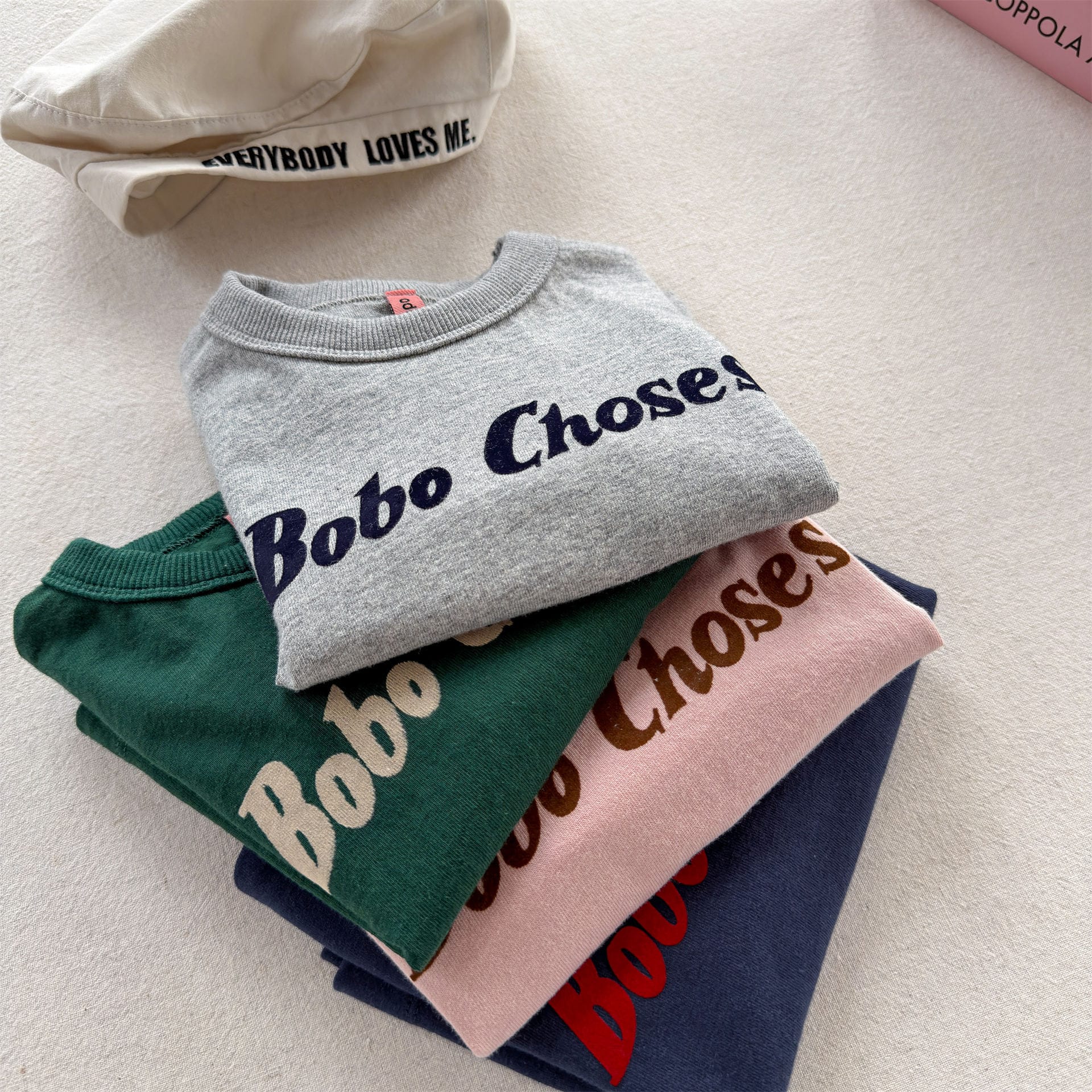 英字ロゴ ラウンドネック 半袖Tシャツ アメカジヴィンテージ【mh0013708】 ADbaby 半袖Tシャツ