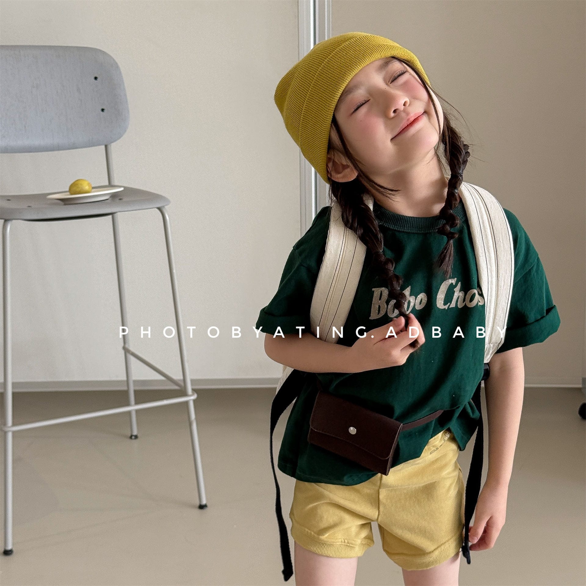 英字ロゴ ラウンドネック 半袖Tシャツ アメカジヴィンテージ【mh0013708】 ADbaby 半袖Tシャツ
