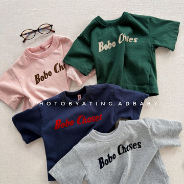 英字ロゴ ラウンドネック 半袖Tシャツ アメカジヴィンテージ【mh0013708】 ADbaby 半袖Tシャツ