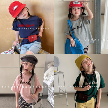 英字ロゴ ラウンドネック 半袖Tシャツ アメカジヴィンテージ【mh0013708】 ADbaby 半袖Tシャツ