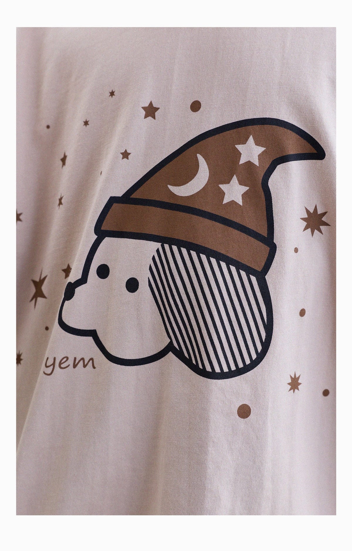 キッズ プリント キャラクター ドロップショルダー 半袖 Tシャツ【mh0013757】 yunerma 半袖Tシャツ