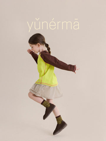 キッズ ジュニア 配色 ラグランスリーブ 速乾 長袖Tシャツ【mh0013984】 yunerma 長袖Tシャツ