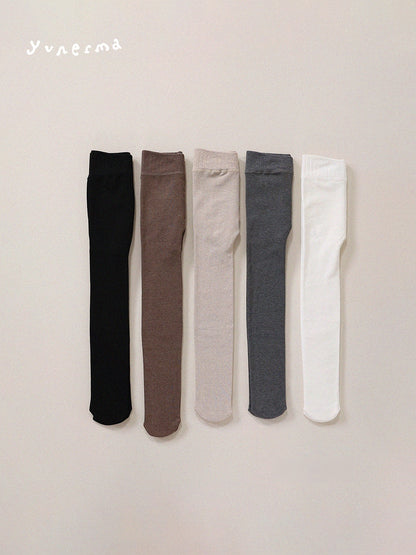 -キッズ タイツ 裏起毛 暖かい レギンス 無地 ファッション【mh0011345】 - mamahalo shop - レギンスパンツ -  べビー服 - 子供服 - 男の子 - 女の子