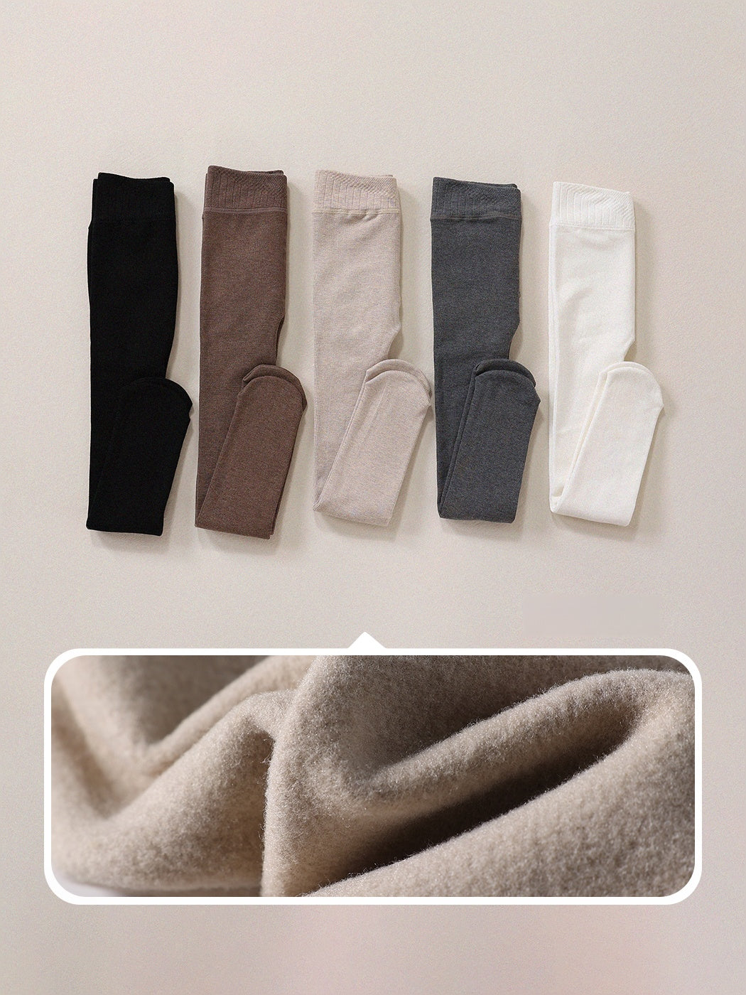 -キッズ タイツ 裏起毛 暖かい レギンス 無地 ファッション【mh0011345】 - mamahalo shop - レギンスパンツ -  べビー服 - 子供服 - 男の子 - 女の子