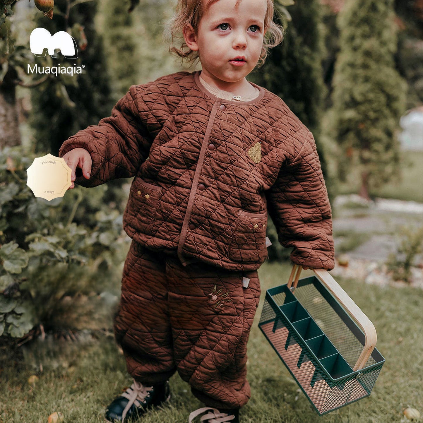 キルトパンツ 刺繍 ジョガーパンツ アウター【mh0011638】