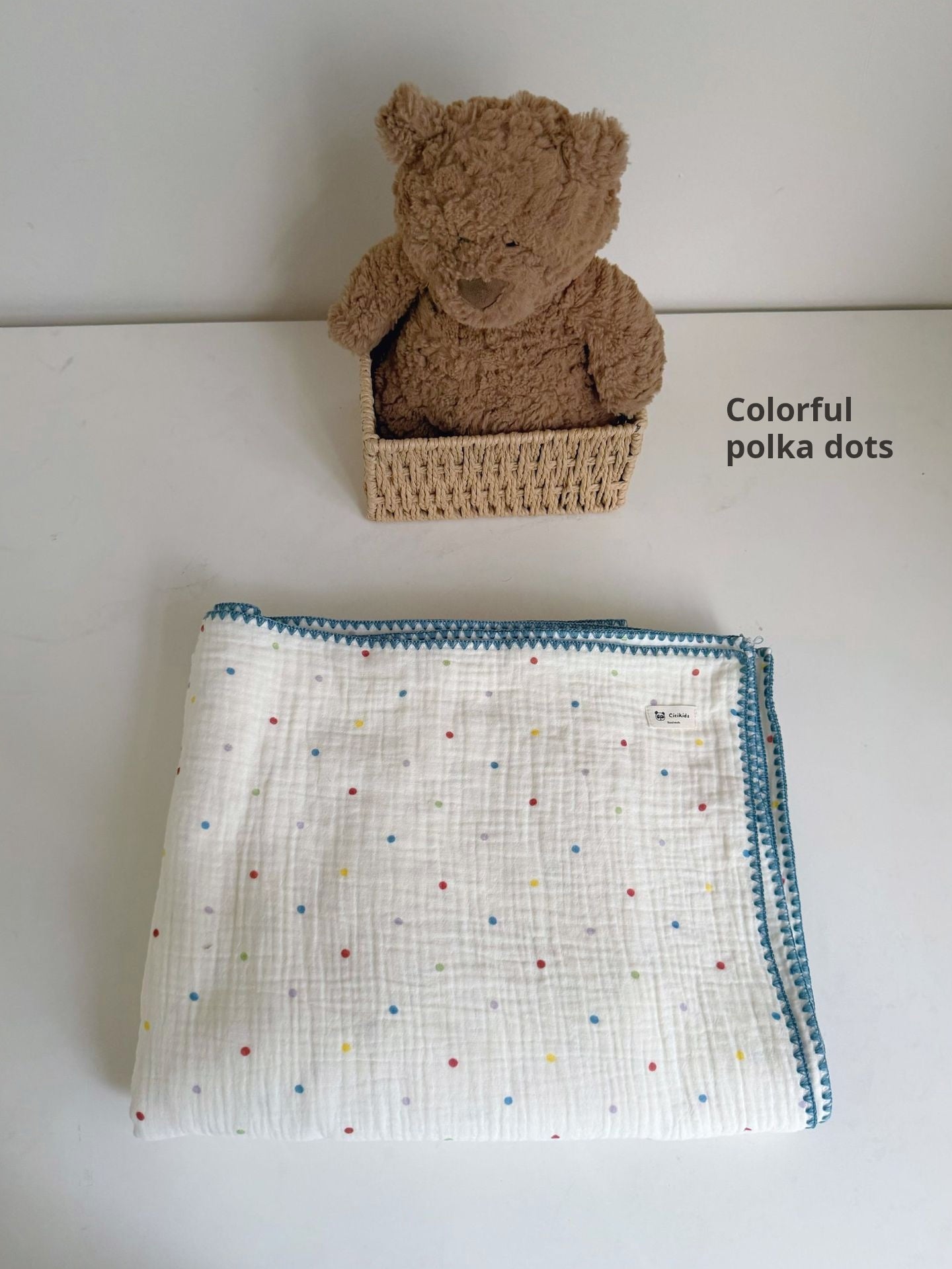 Four-Layer Gauze Cartoon Blanket おくるみ ガーゼ ブランケット【mh0013311】