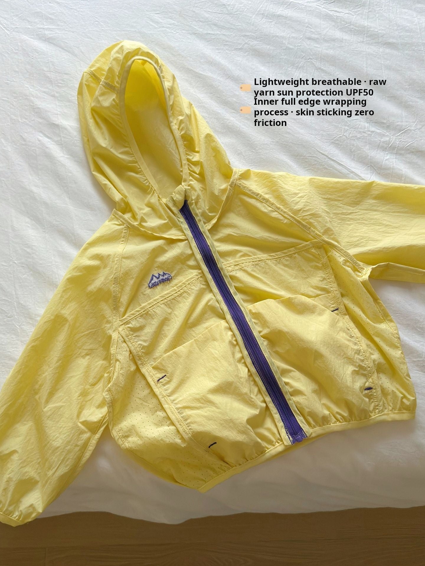 Lightweight Breathable UPF50+ Sun Protection Jacket フード ウィンドブレーカー【mh0013314】