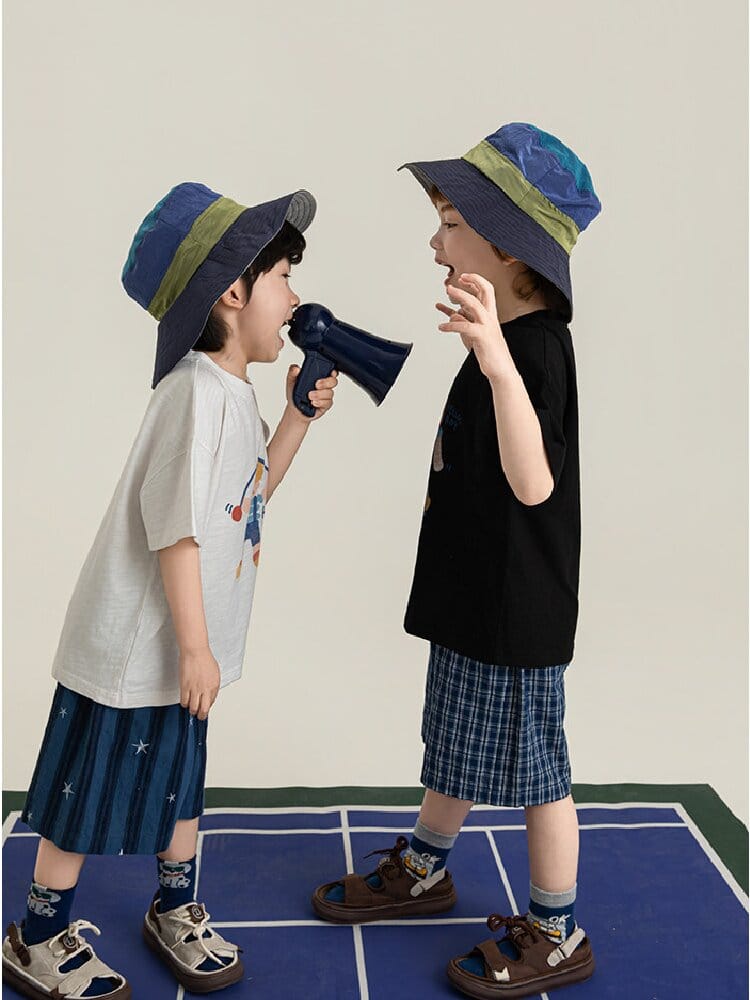 Textured Cotton Shorts ストライプ チェック ショートパンツ【mh0012728】 YoehYaul ハーフパンツ・ショートパンツ