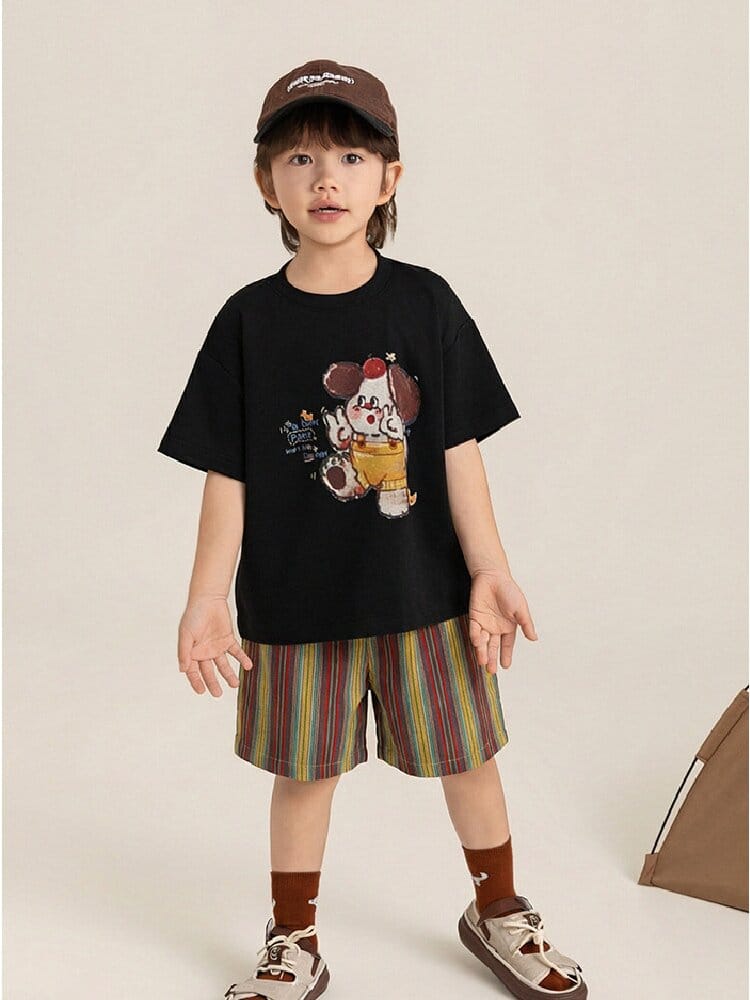 Textured Cotton Shorts ストライプ チェック ショートパンツ【mh0012728】 YoehYaul ハーフパンツ・ショートパンツ