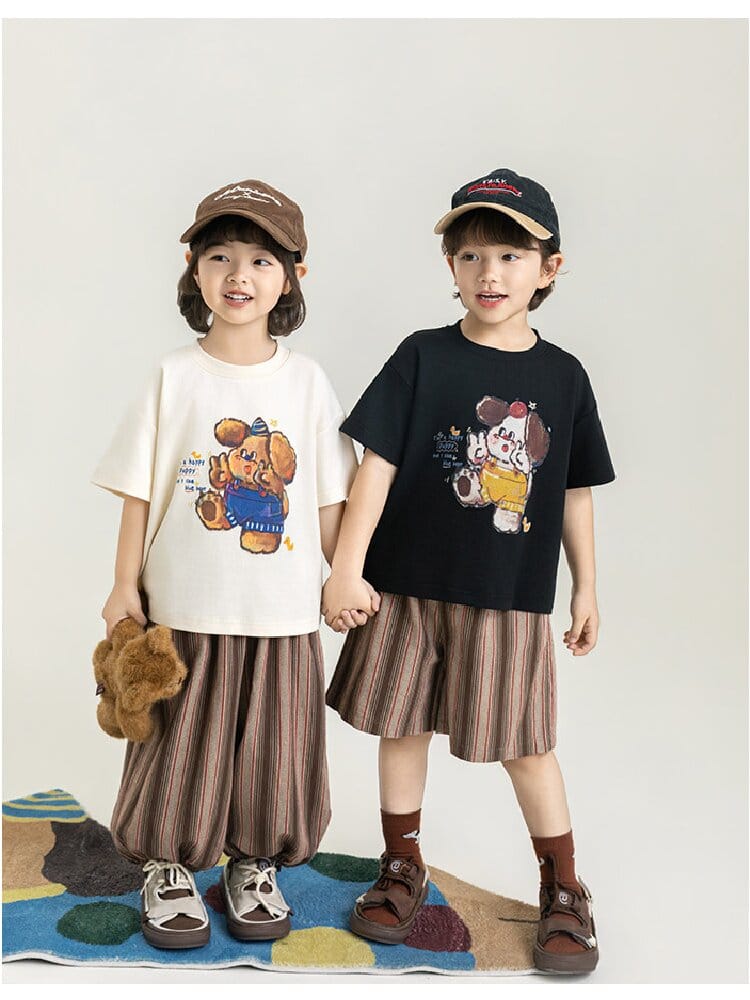 Textured Cotton Shorts ストライプ チェック ショートパンツ【mh0012728】 YoehYaul ハーフパンツ・ショートパンツ