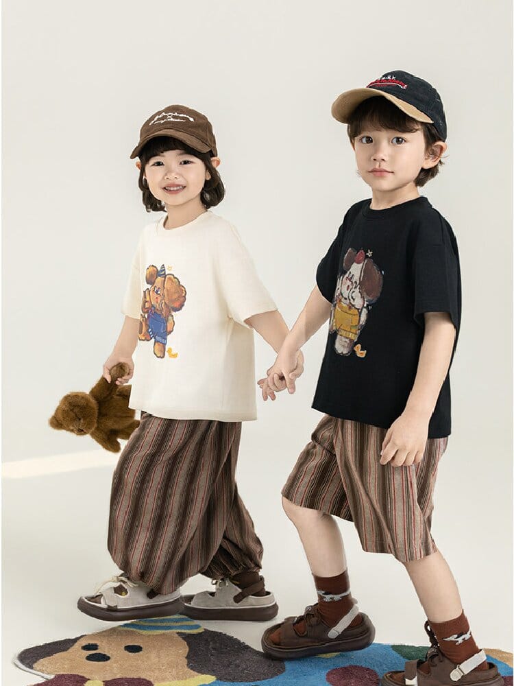 Textured Cotton Shorts ストライプ チェック ショートパンツ【mh0012728】 YoehYaul ハーフパンツ・ショートパンツ