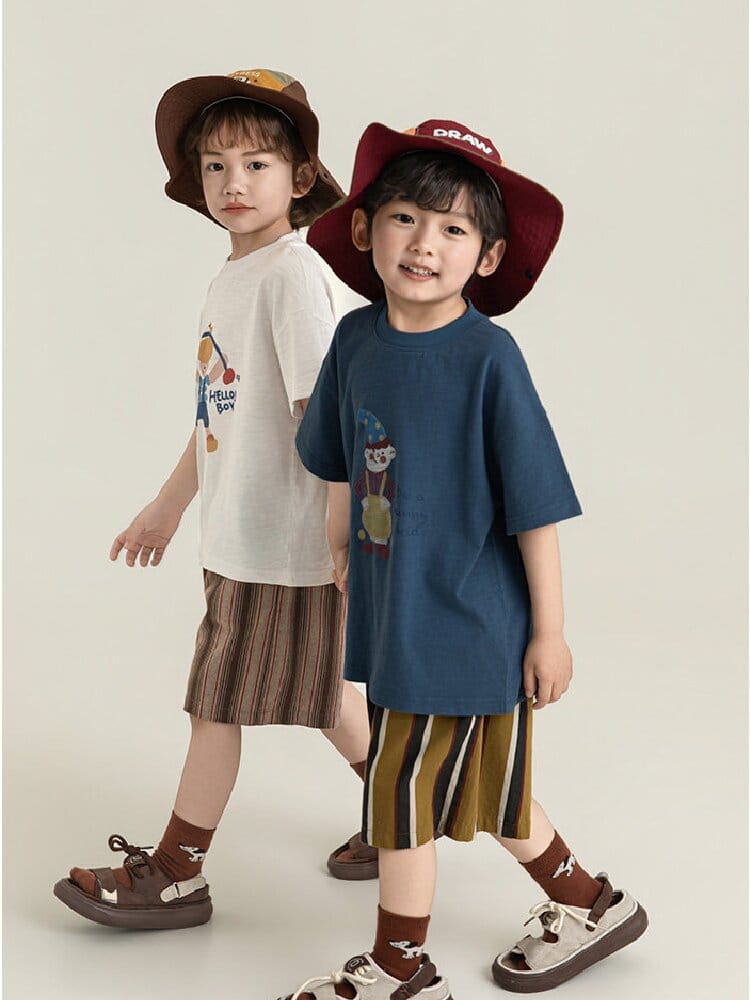 Textured Cotton Shorts ストライプ チェック ショートパンツ【mh0012728】 YoehYaul ハーフパンツ・ショートパンツ