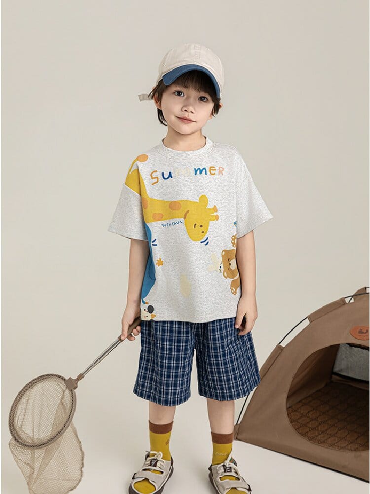 Textured Cotton Shorts ストライプ チェック ショートパンツ【mh0012728】 YoehYaul ハーフパンツ・ショートパンツ