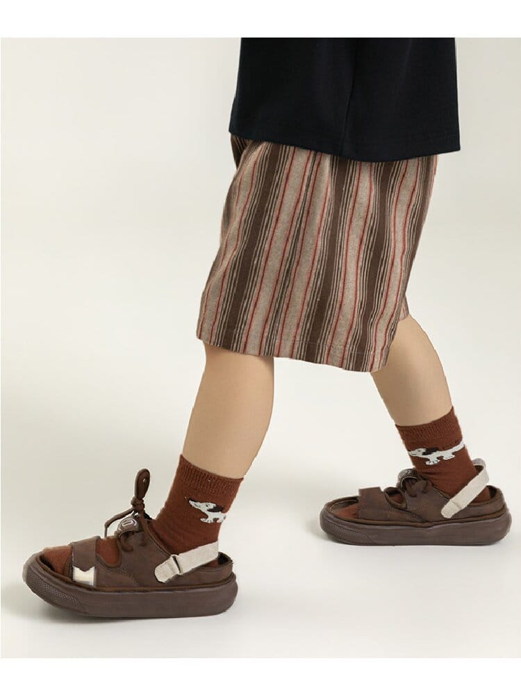 Textured Cotton Shorts ストライプ チェック ショートパンツ【mh0012728】 YoehYaul ハーフパンツ・ショートパンツ