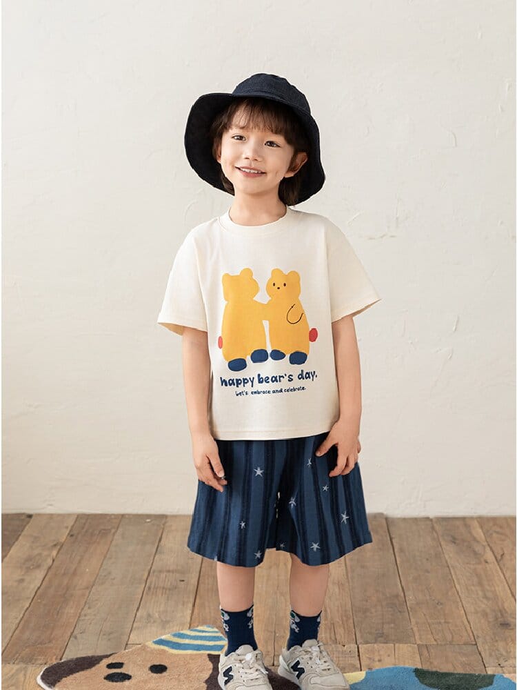 Textured Cotton Shorts ストライプ チェック ショートパンツ【mh0012728】 YoehYaul ハーフパンツ・ショートパンツ